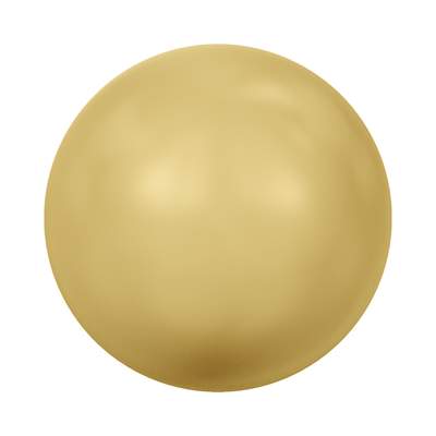 5811 10 mm Crystal Gold Pearl - 100 pcs