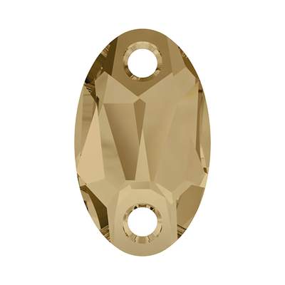 3231 28 x 17 mm Crystal Golden Shadow - 30 pcs