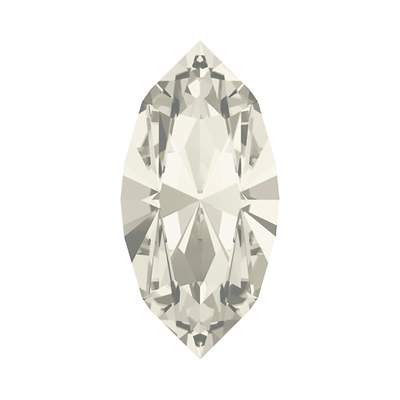 4228 4 x 2 mm Crystal Silver Shade F - 720 pcs